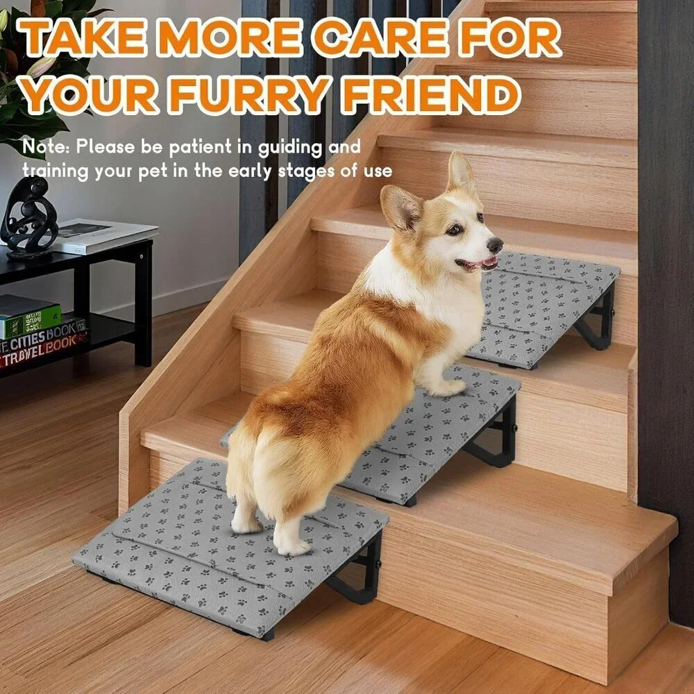 Dog Ramp with Anti-Slip Bump for Stairs